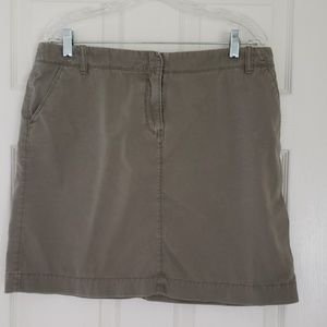 J Crew Army Green Skirt 14